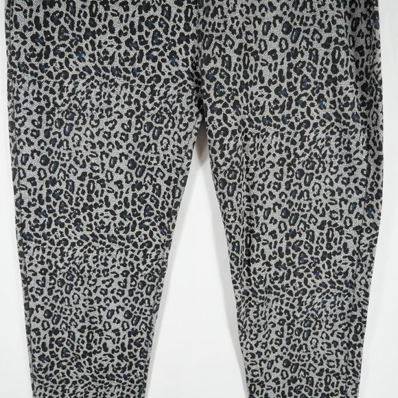 Steve Madden Women's Leopard Print Denim Animal Pattern Stretch Leggings Size M - Picture 3 of 13
